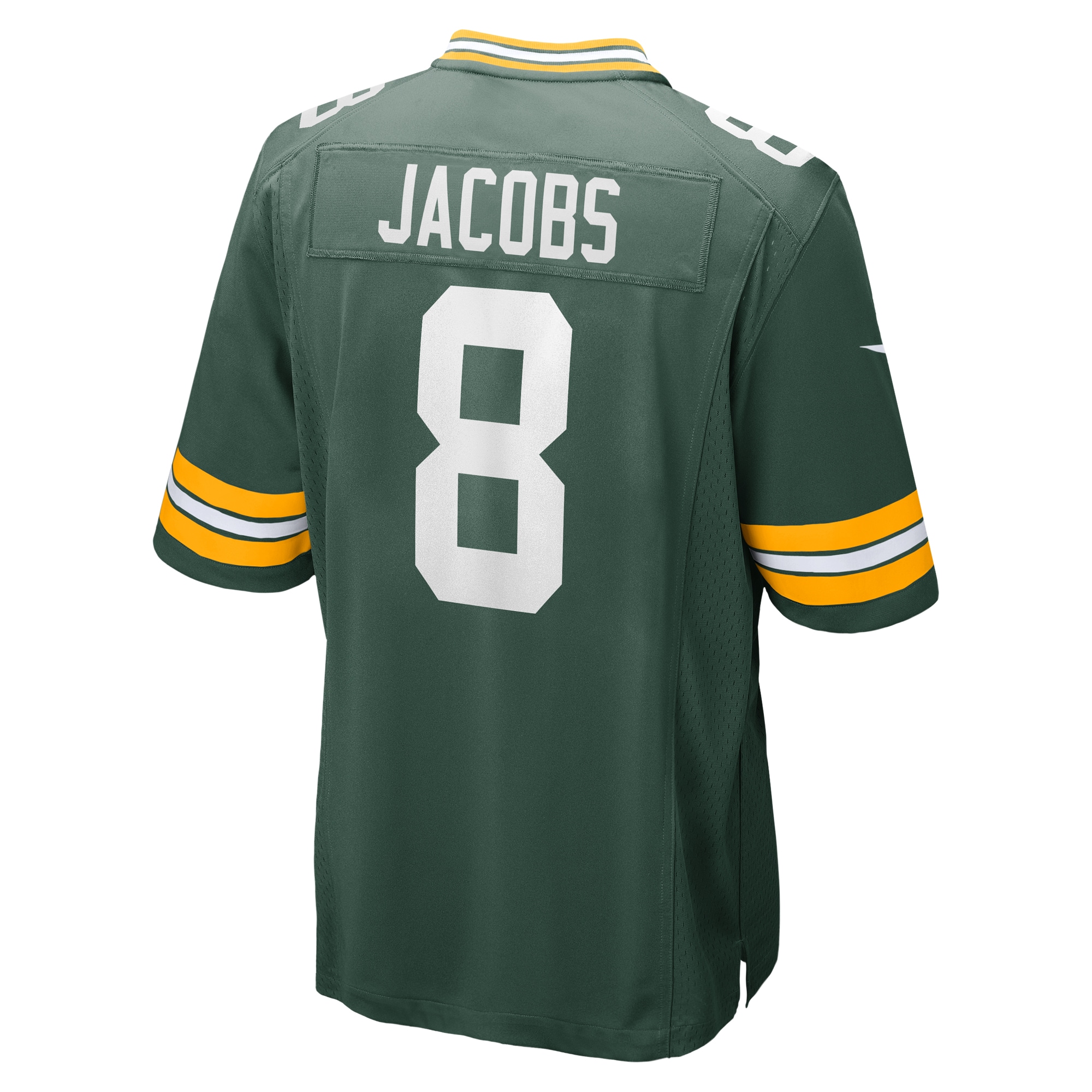 Josh Jacobs Green Bay Packers Nike Team Game Jersey – Green - Image 3