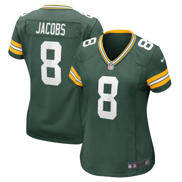 Josh Jacobs Green Bay Packers Nike Women’s Team Game Jersey – Green
