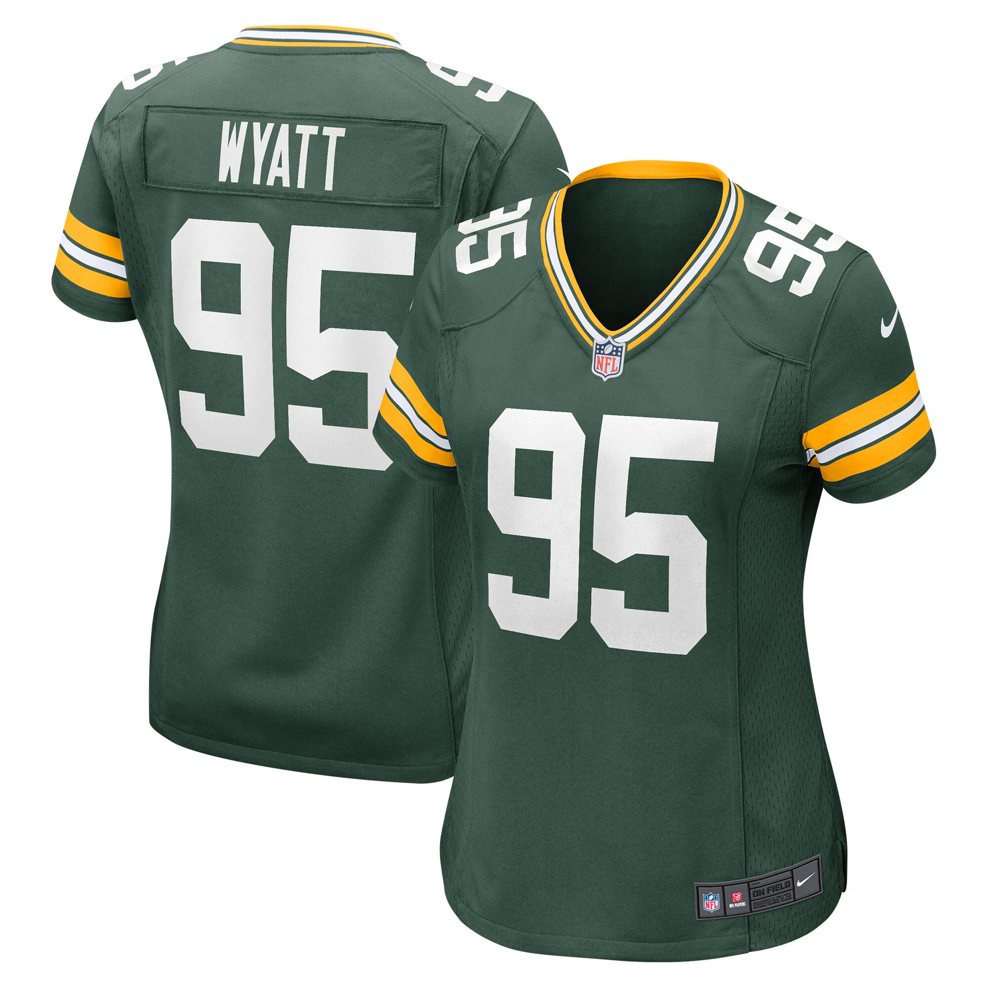 Devonte Wyatt Green Bay Packers Nike Women’s Player Game Jersey – Green