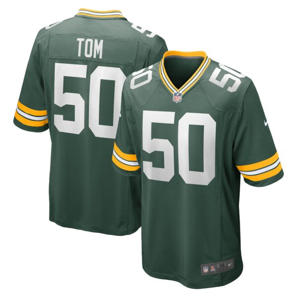 Zach Tom Green Bay Packers Nike Game Player Jersey – Green