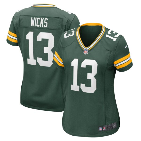 Dontayvion Wicks Green Bay Packers Nike Women’s Game Jersey – Green