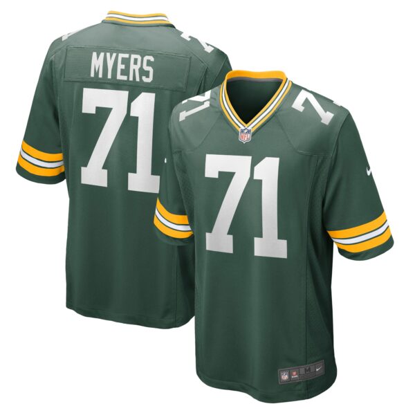 Josh Myers Green Bay Packers Nike Game Jersey – Green