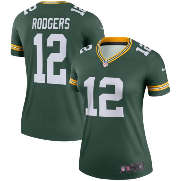 Aaron Rodgers Green Bay Packers Nike Women’s Legend Jersey – Green