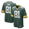 Ben Sims Green Bay Packers Nike Team Game Jersey – Green