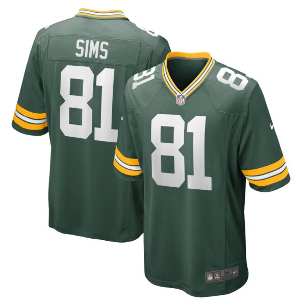 Ben Sims Green Bay Packers Nike Team Game Jersey – Green