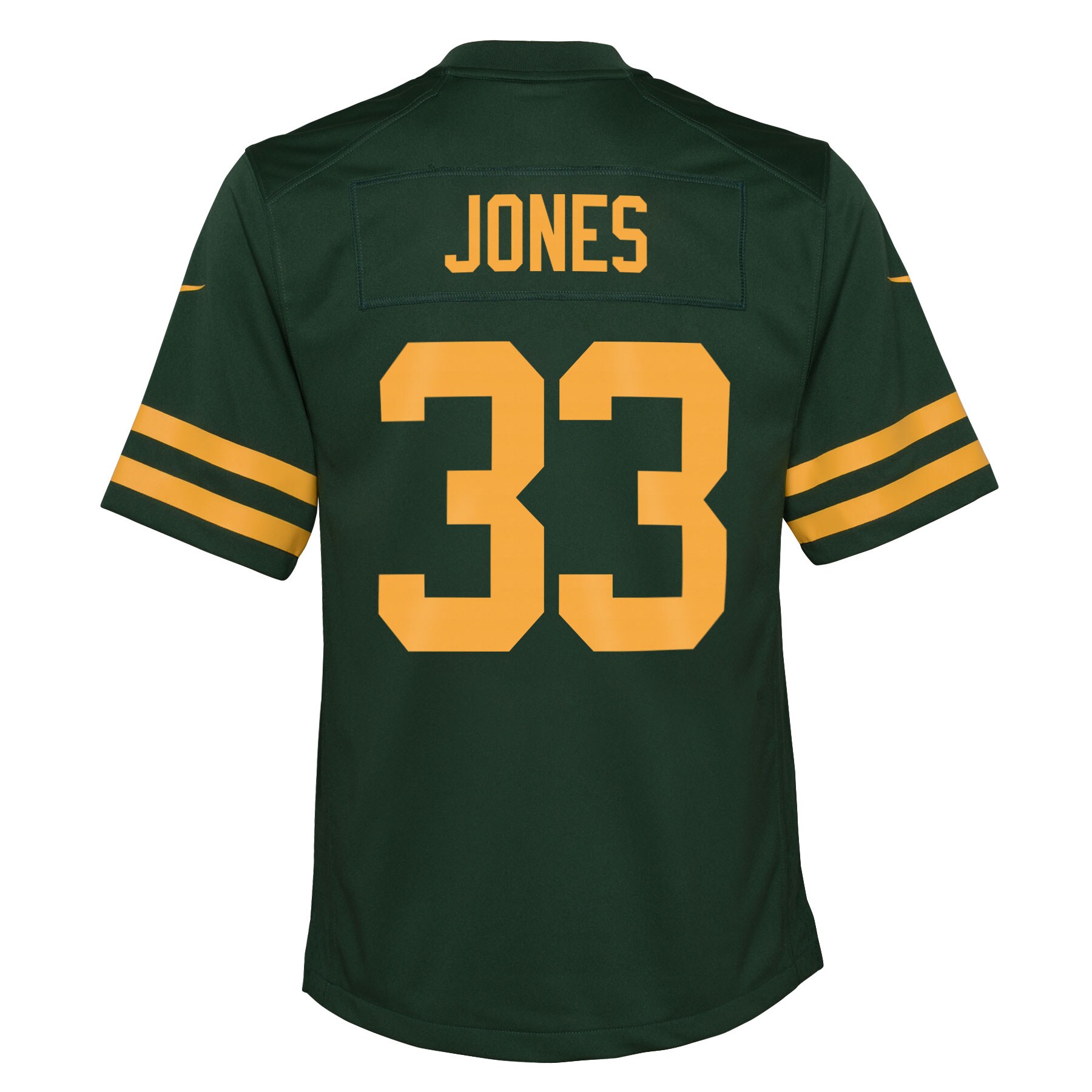 Aaron Jones Green Bay Packers Nike Youth Game Jersey – Green - Image 3