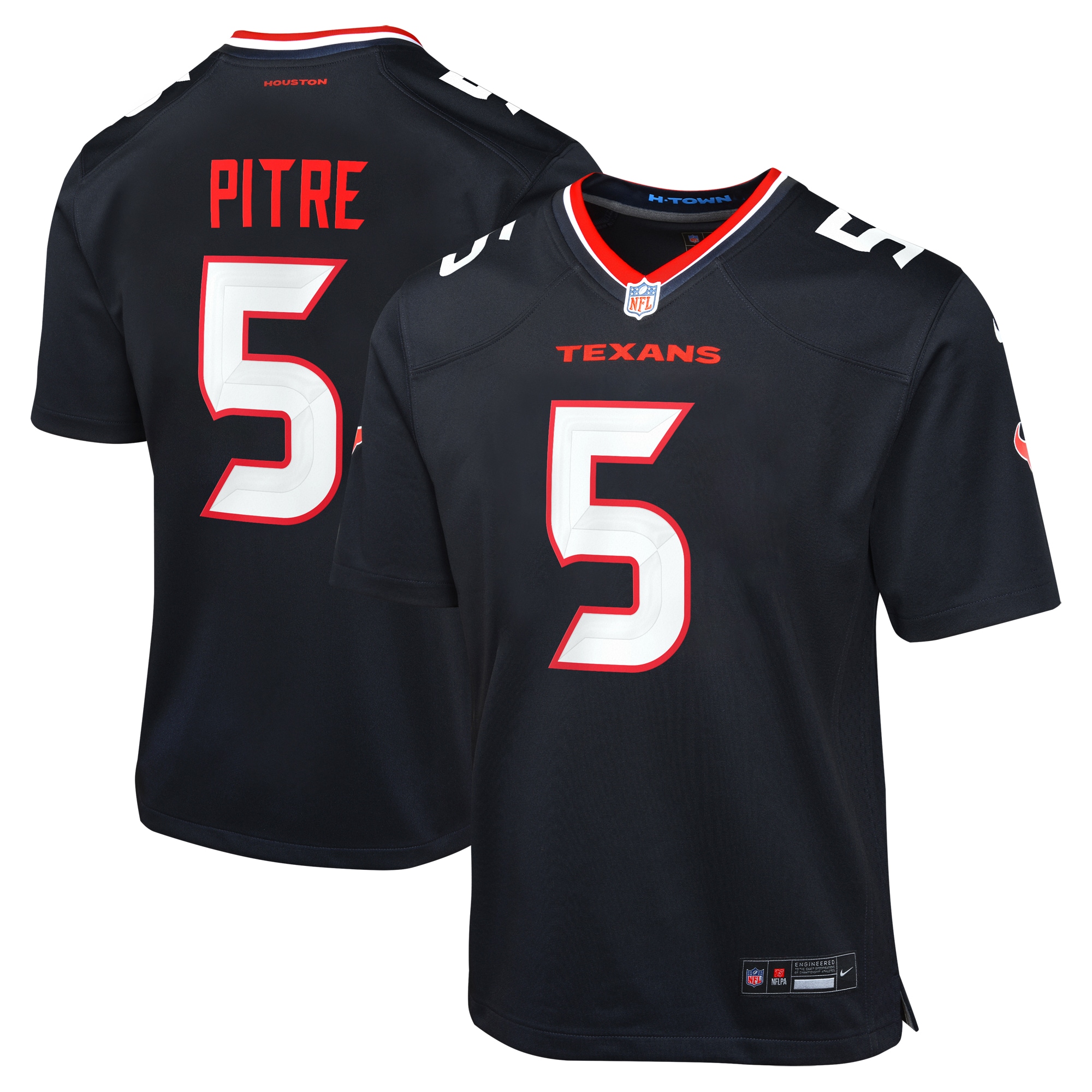 Jalen Pitre Houston Texans Nike Youth Game Jersey – Navy