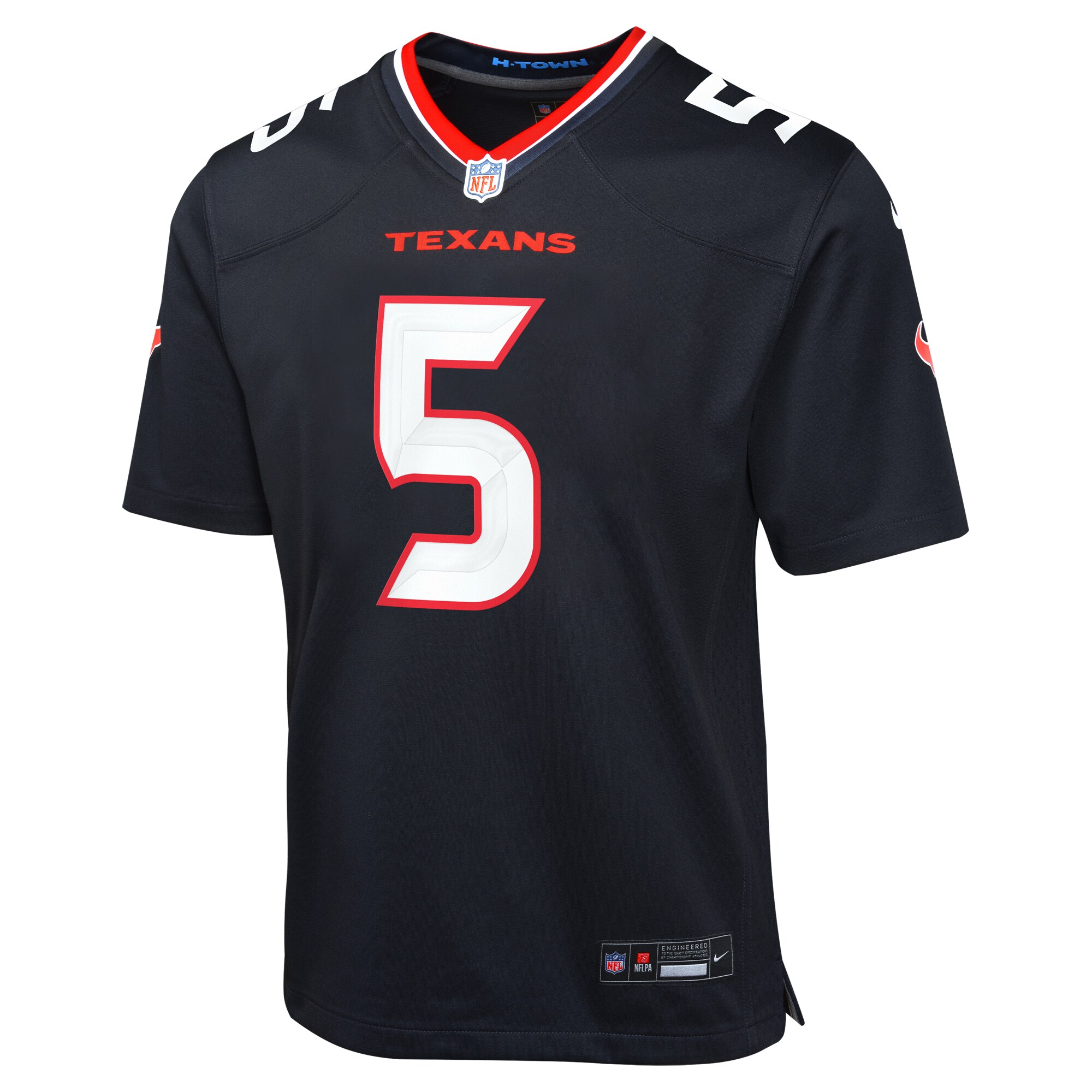 Jalen Pitre Houston Texans Nike Youth Game Jersey – Navy - Image 2