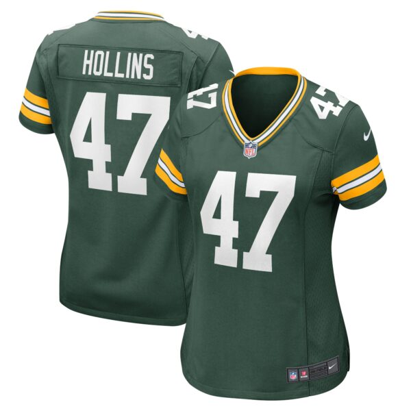 Justin Hollins Green Bay Packers Nike Women’s Home Game Player Jersey – Green