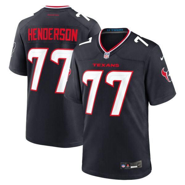 LaDarius Henderson Houston Texans Nike Game Jersey – Navy