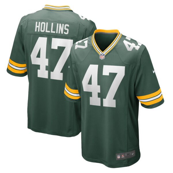 Justin Hollins Green Bay Packers Nike Home Game Player Jersey – Green