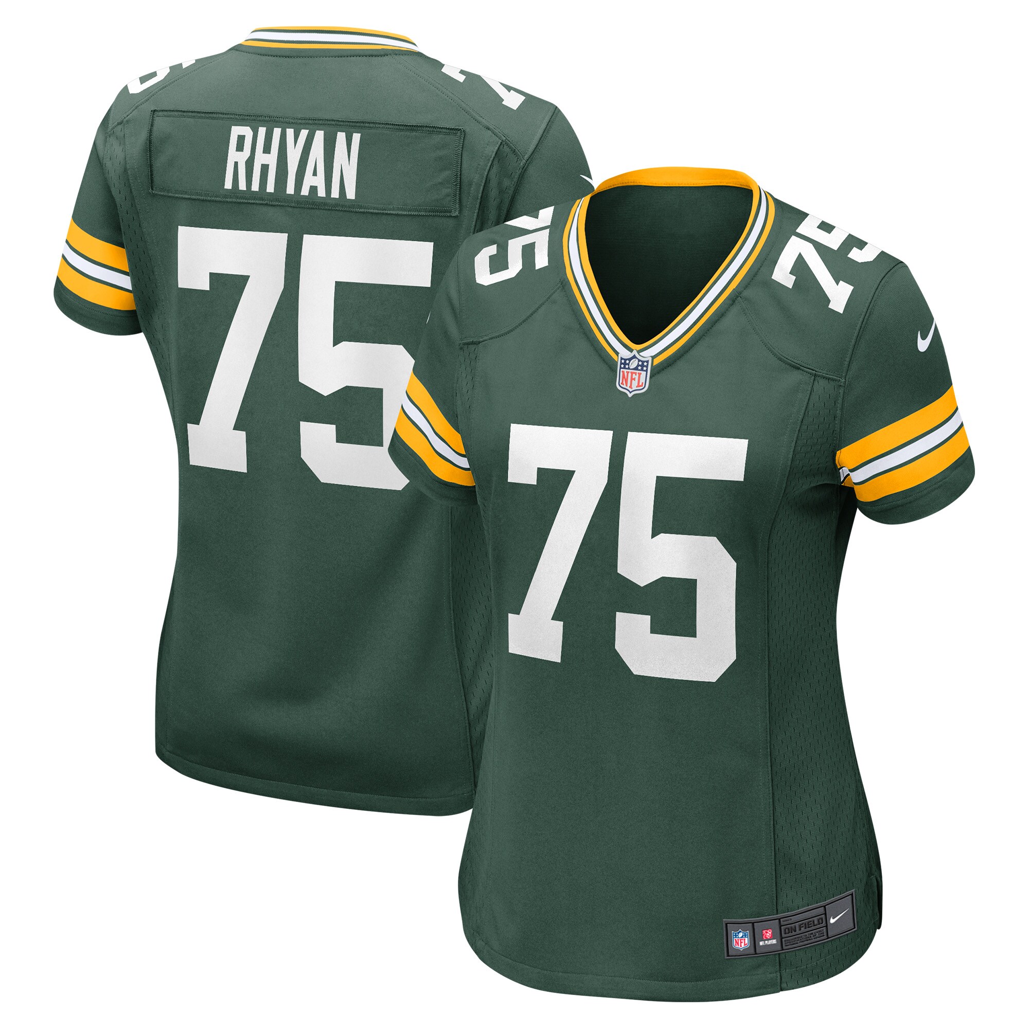 Sean Rhyan Green Bay Packers Nike Women’s Player Game Jersey – Green