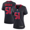 Will Anderson Jr. Houston Texans Nike Women’s 2nd Alternate Game Jersey – Navy