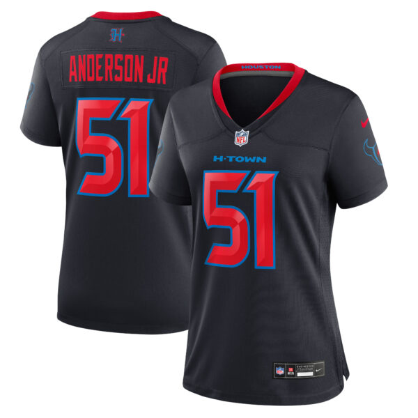 Will Anderson Jr. Houston Texans Nike Women’s 2nd Alternate Game Jersey – Navy