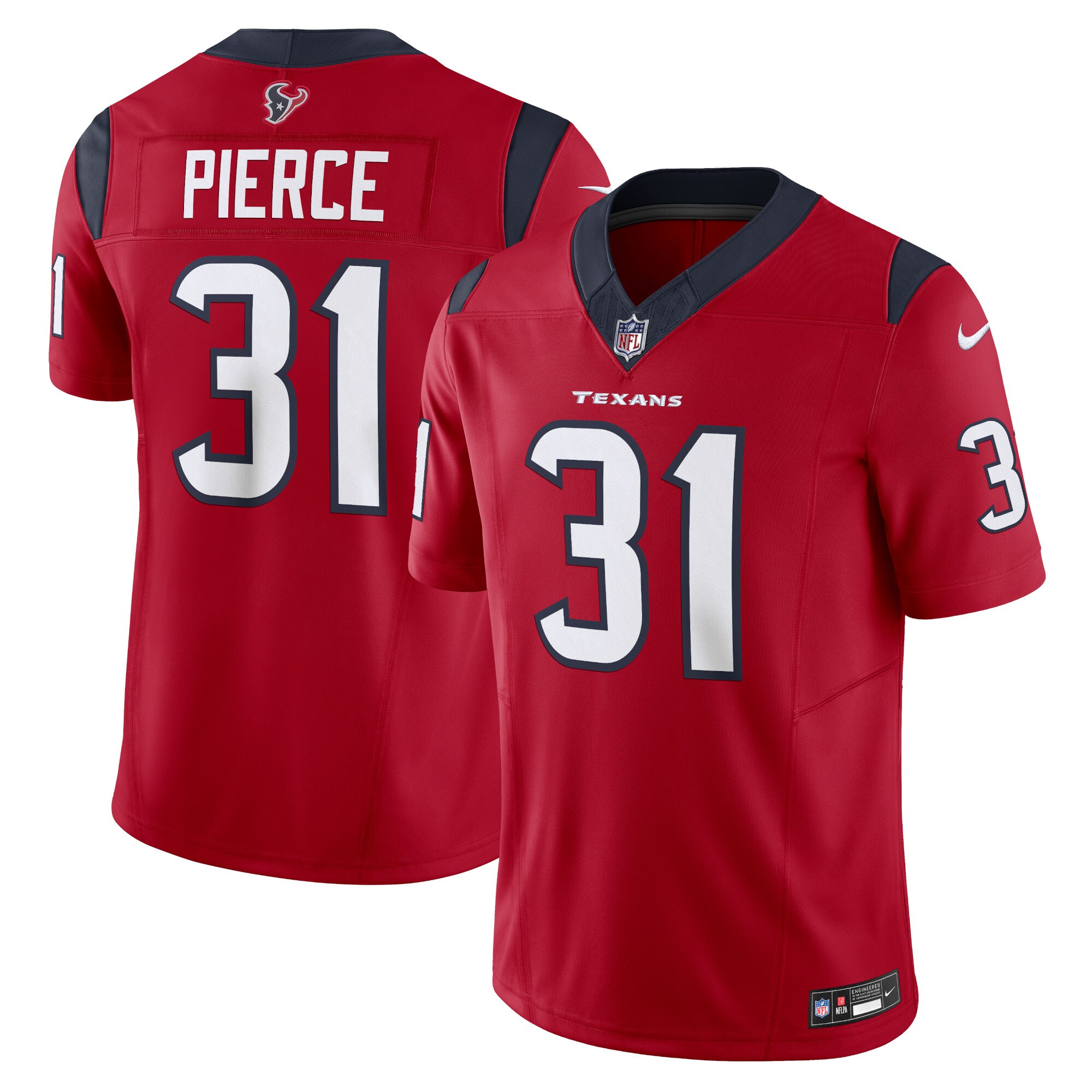 Dameon Pierce Houston Texans Nike Vapor F.U.S.E. Limited Jersey – Red