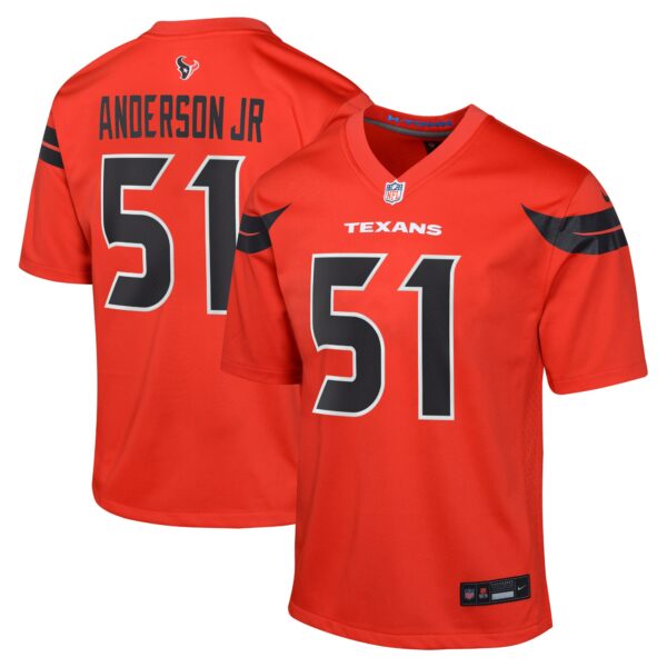 Will Anderson Jr. Houston Texans Nike Youth Alternate Game Jersey – Red
