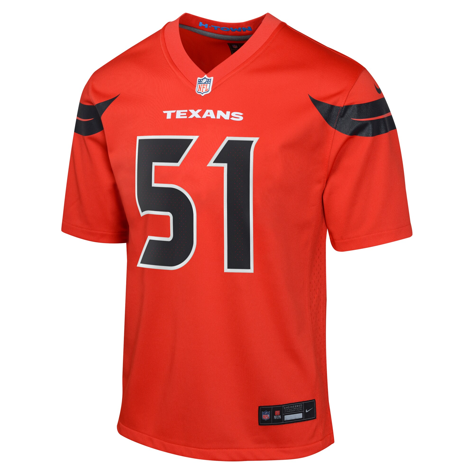 Will Anderson Jr. Houston Texans Nike Youth Alternate Game Jersey – Red - Image 2