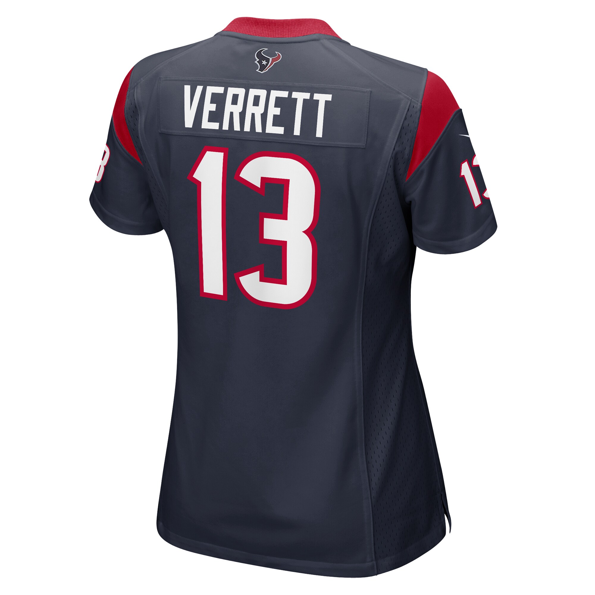 Jason Verrett Houston Texans Nike Women’s Game Jersey – Navy - Image 3