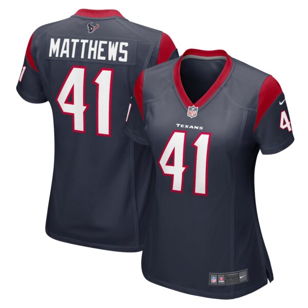 Jesse Matthews Houston Texans Nike Women’s Team Game Jersey – Navy