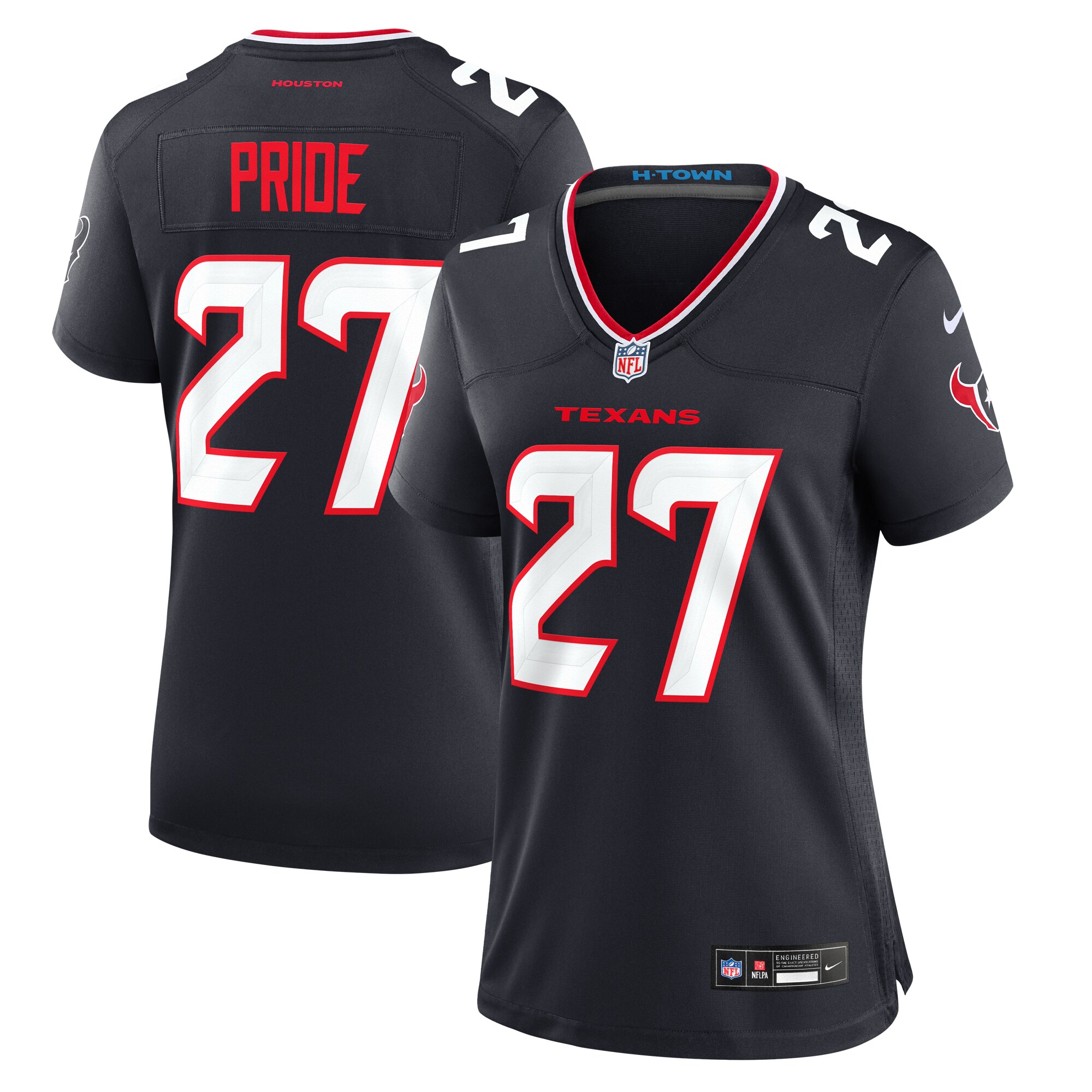Troy Pride Houston Texans Nike Women’s Team Game Jersey – Navy