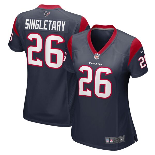 Devin Singletary Houston Texans Nike Women’s Team Game Jersey – Navy