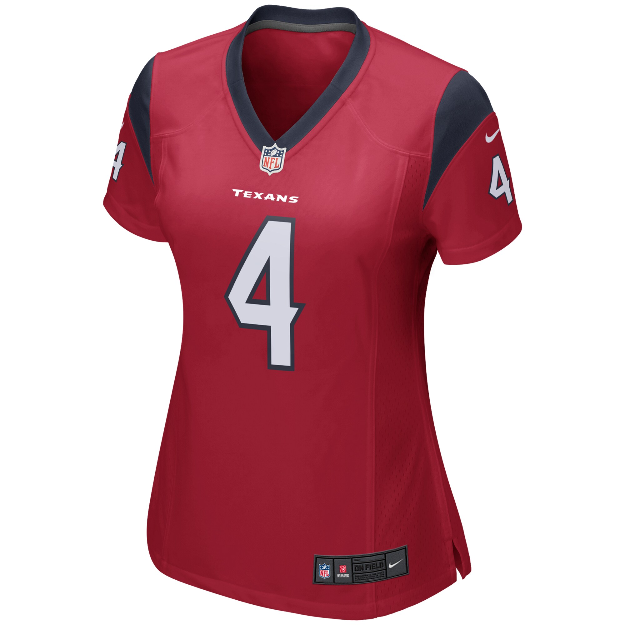Deshaun Watson Houston Texans Nike Women’s Team Color Game Jersey – Red - Image 2