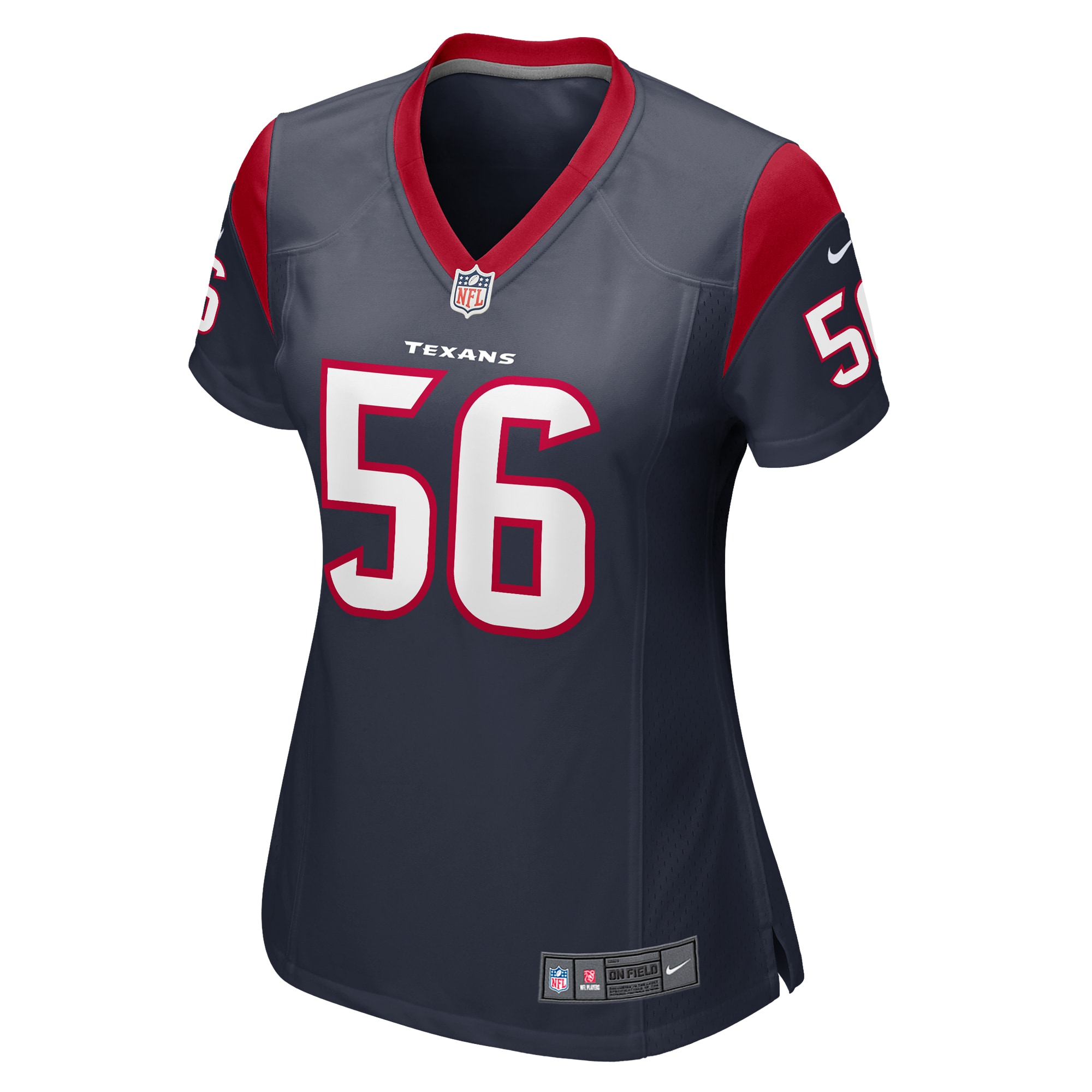 Kerry Hyder Jr. Houston Texans Nike Women’s Game Jersey – Navy - Image 2