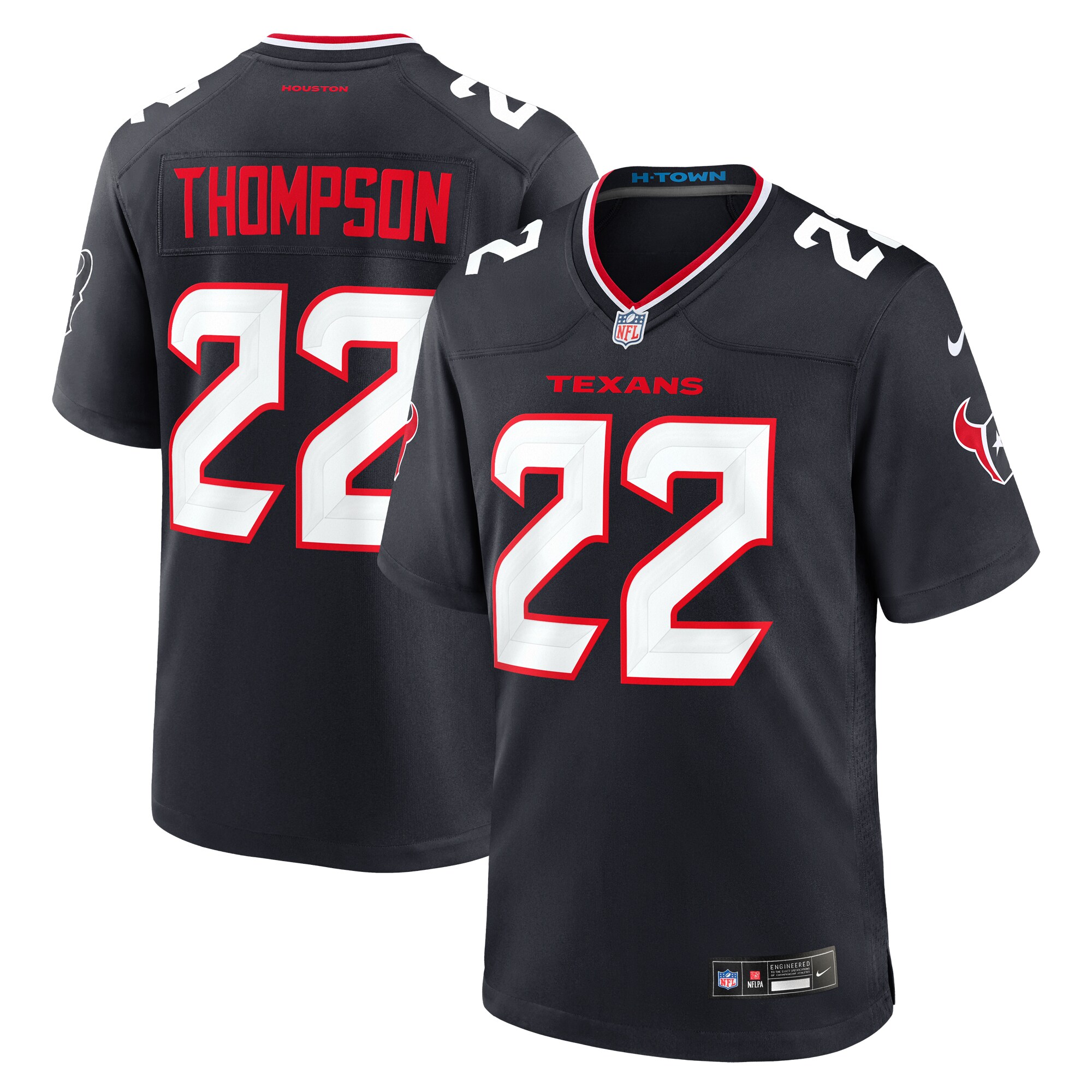 Josh Thompson Houston Texans Nike Team Game Jersey – Navy