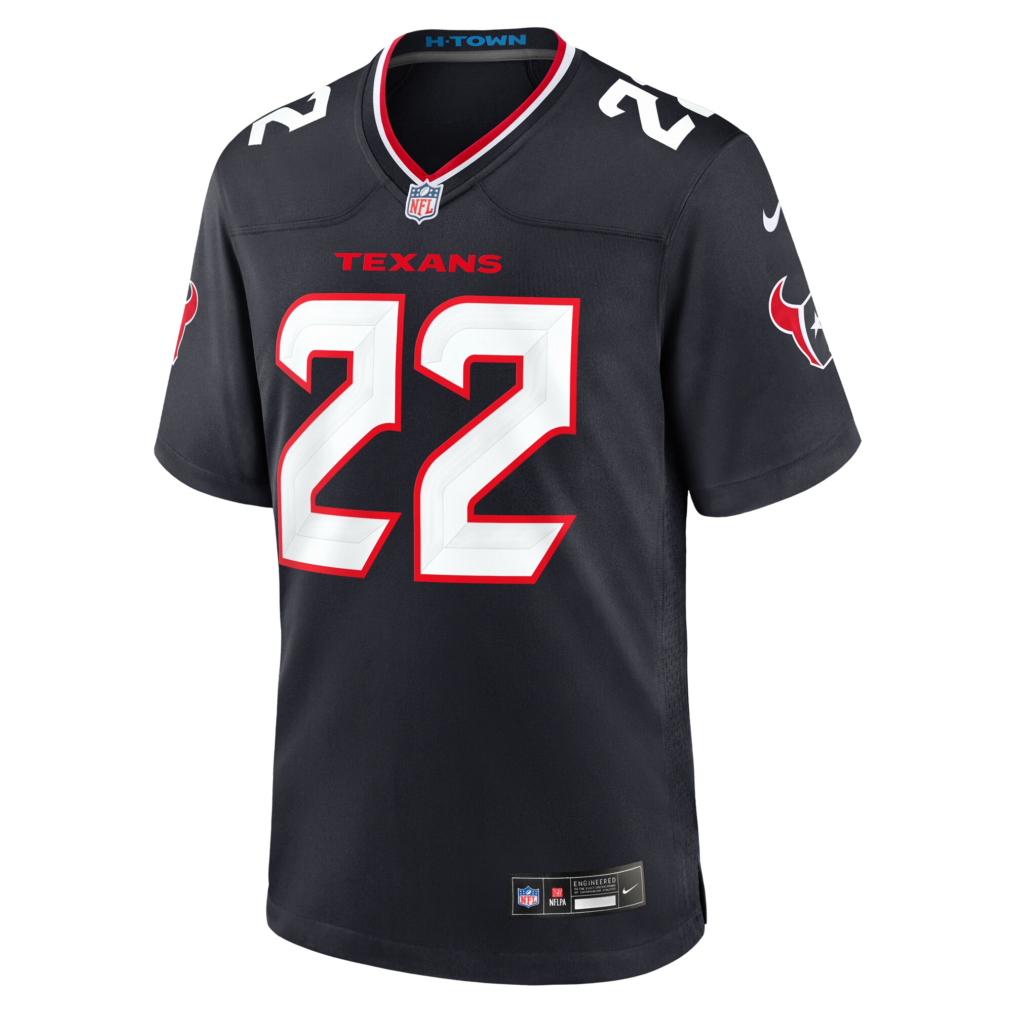 Josh Thompson Houston Texans Nike Team Game Jersey – Navy - Image 2