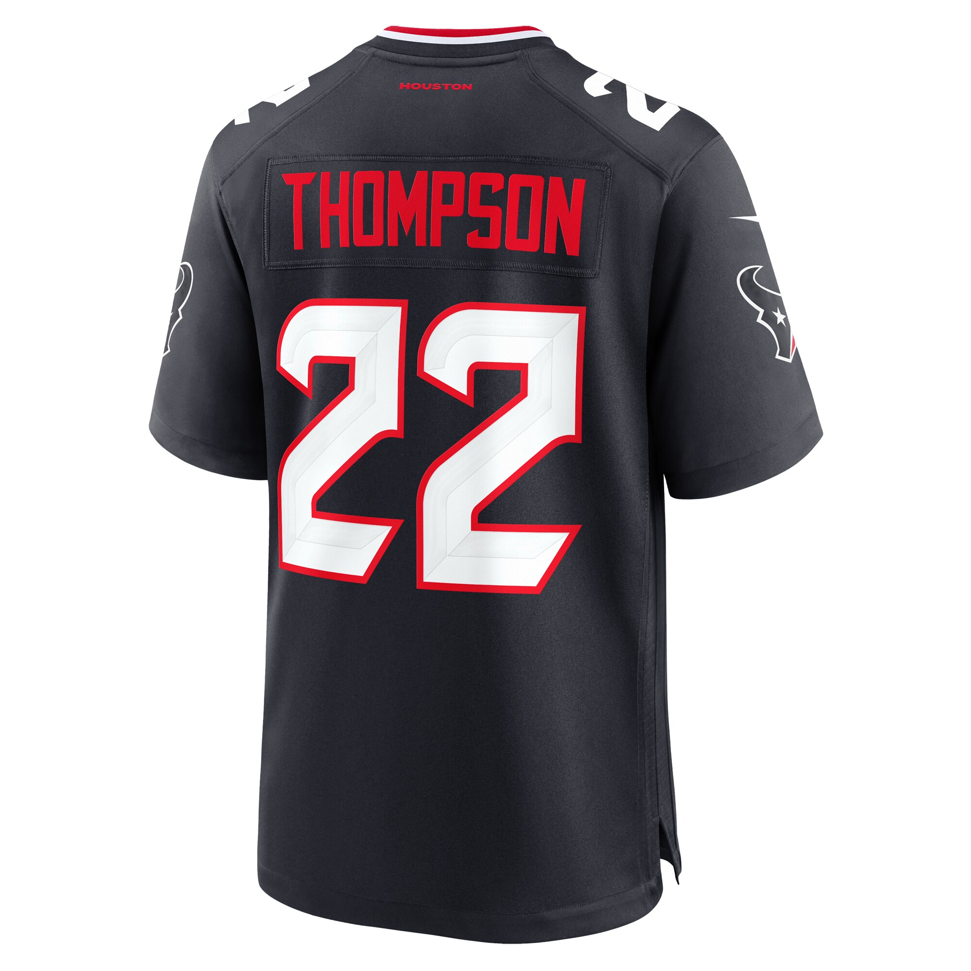 Josh Thompson Houston Texans Nike Team Game Jersey – Navy - Image 3