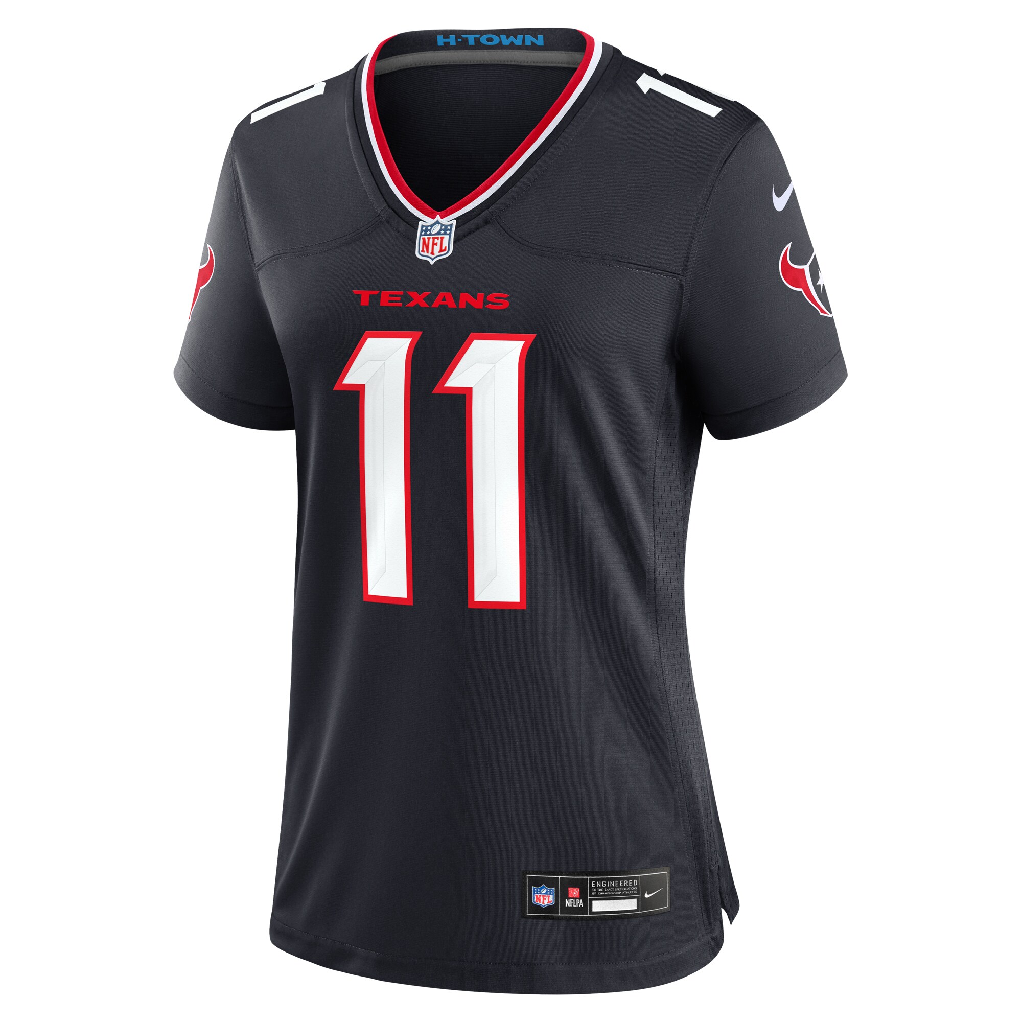 Jeff Okudah Houston Texans Nike Women’s Team Game Jersey – Navy - Image 2