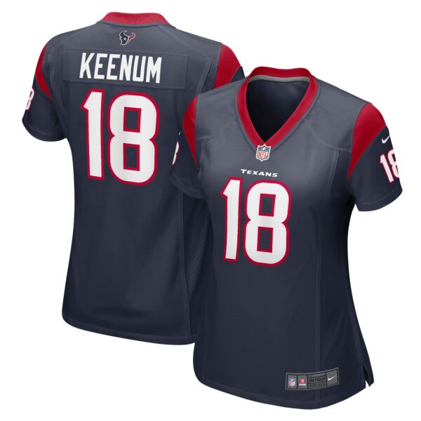 Case Keenum Houston Texans Nike Women’s Team Game Jersey – Navy