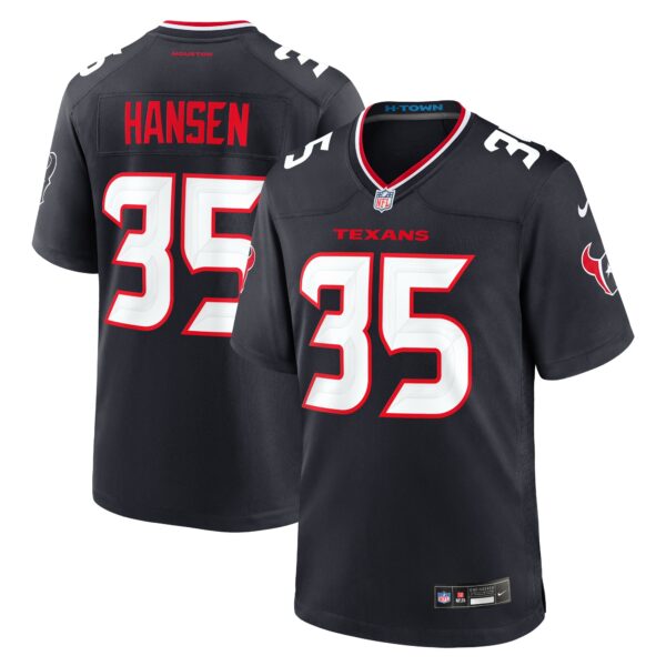 Jake Hansen Houston Texans Nike Team Game Jersey – Navy