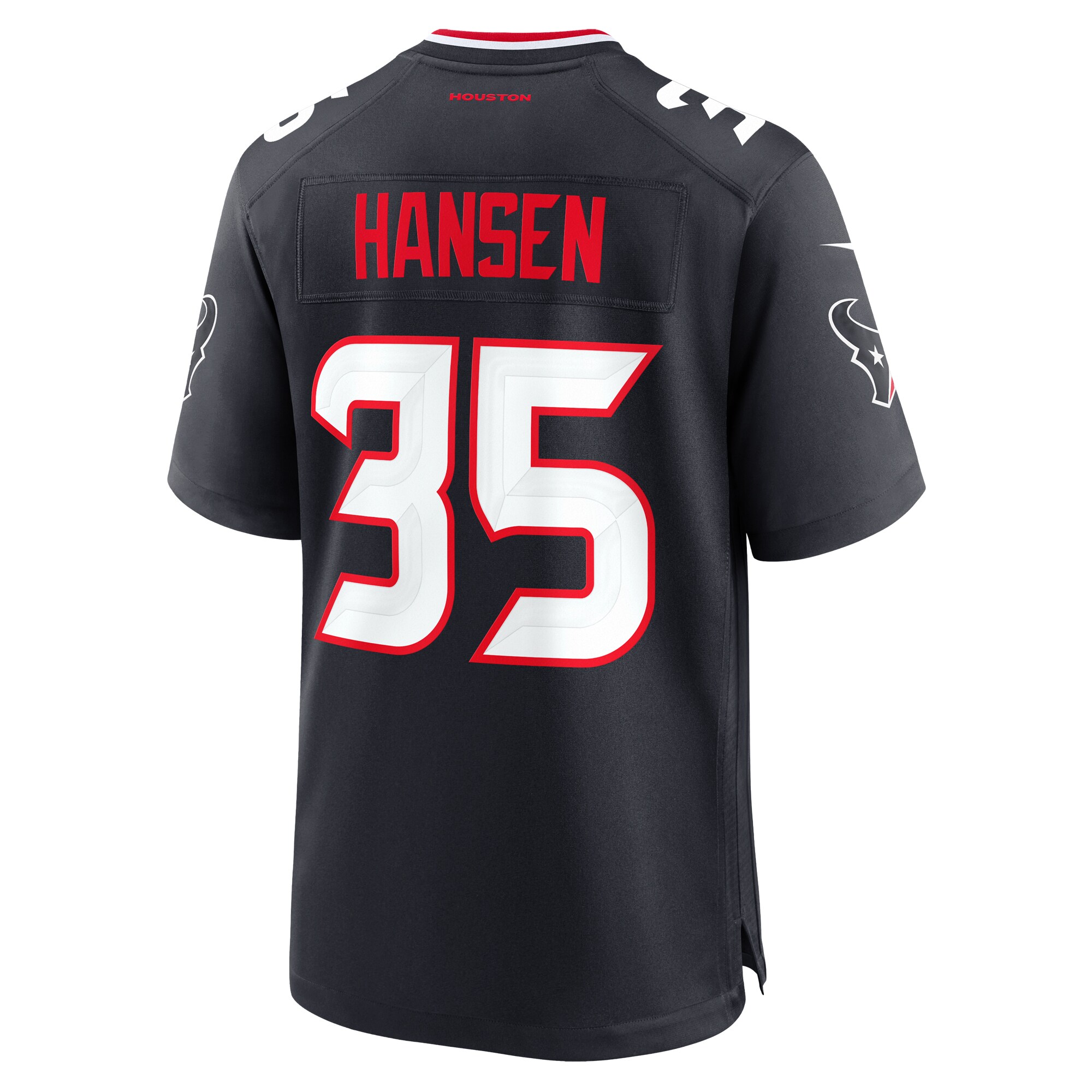 Jake Hansen Houston Texans Nike Team Game Jersey – Navy - Image 3