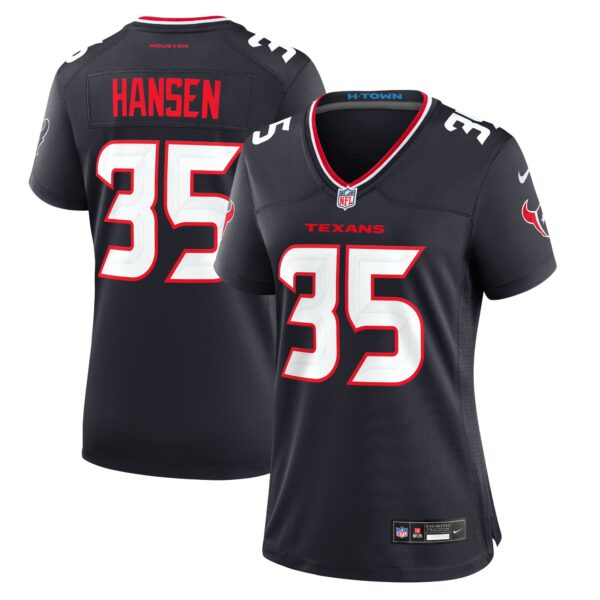 Jake Hansen Houston Texans Nike Women’s Team Game Jersey – Navy