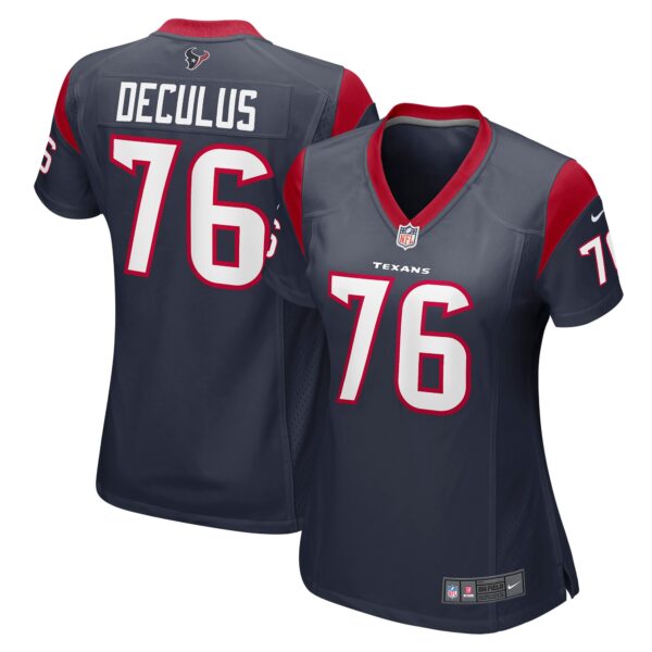 Austin Deculus Houston Texans Nike Women’s Game Player Jersey – Navy