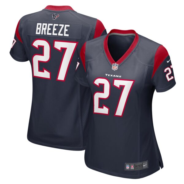 Brady Breeze Houston Texans Nike Women’s Team Game Jersey – Navy