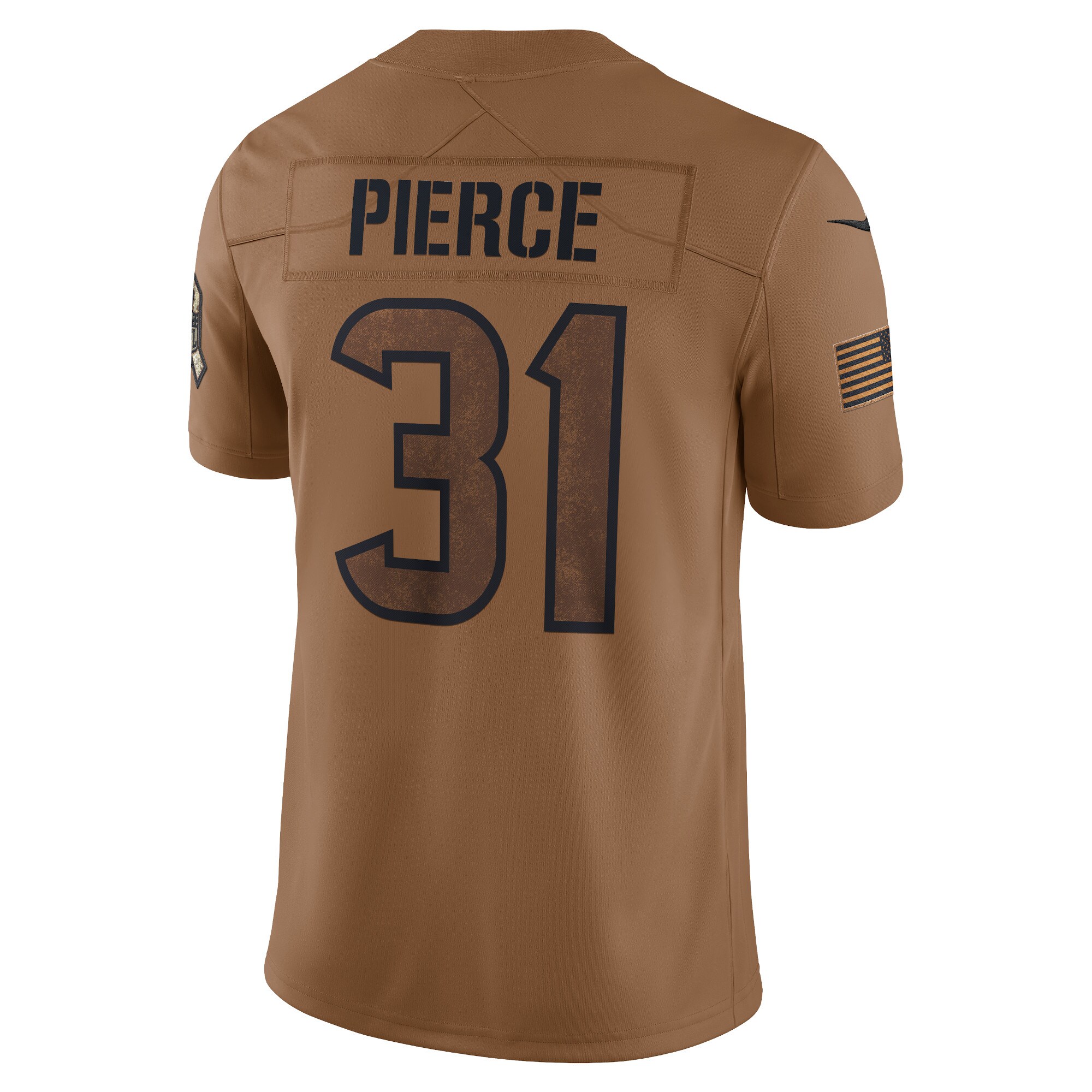 Dameon Pierce Houston Texans Nike 2023 Salute To Service Limited Jersey – Brown - Image 3