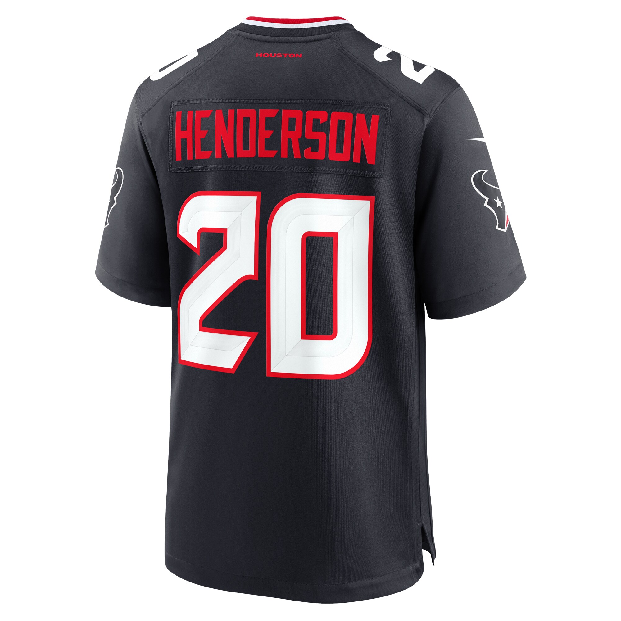 C.J. Henderson Houston Texans Nike Team Game Jersey – Navy - Image 3