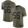 Quenton Nelson Indianapolis Colts Nike 2022 Salute To Service Limited Jersey – Olive