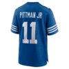 Michael Pittman Jr. Indianapolis Colts Nike Alternate Game Jersey – Royal