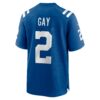 Matt Gay Indianapolis Colts Nike Game Player Jersey – Royal