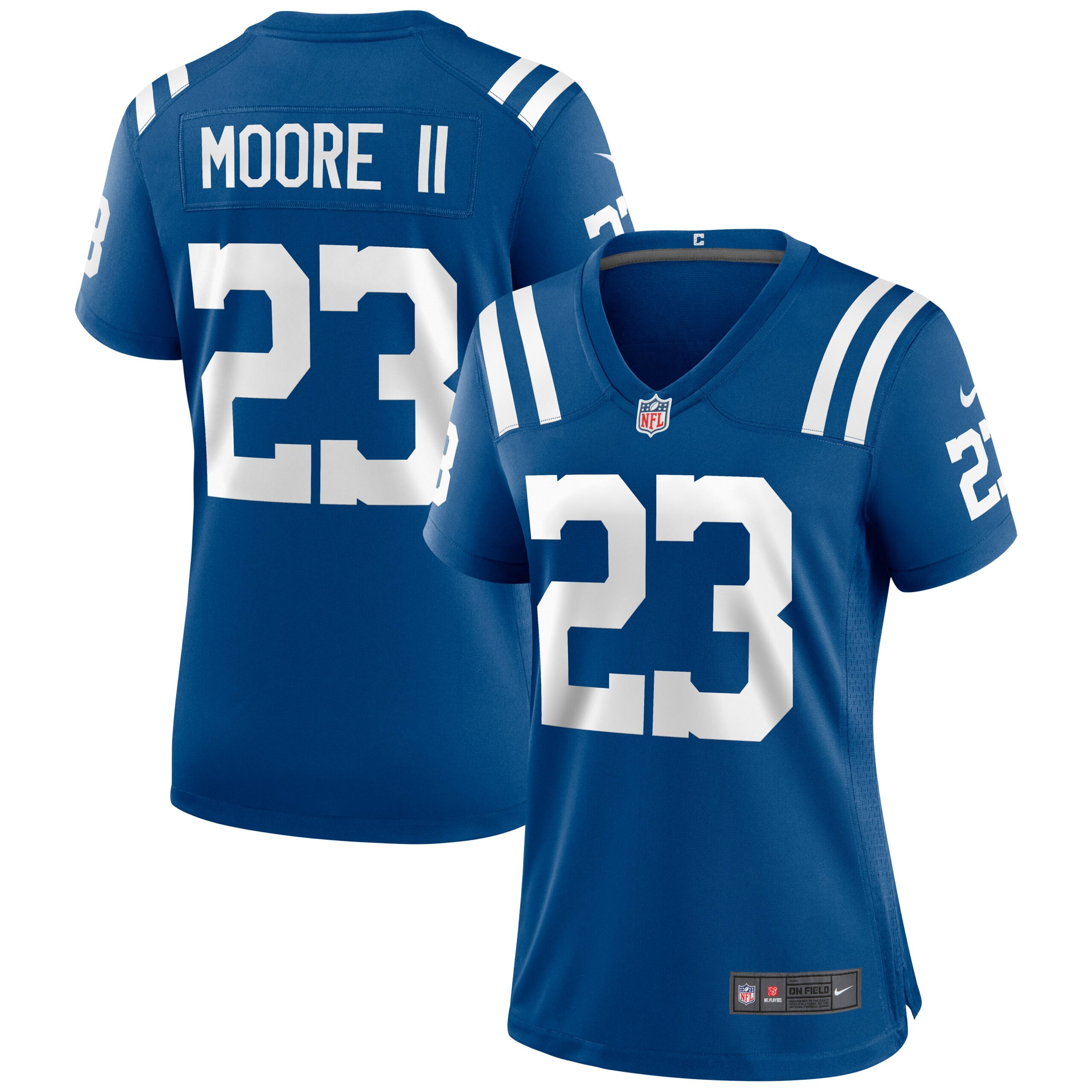 Kenny Moore II Indianapolis Colts Nike Women’s Indiana Nights Alternate Game Jersey – Royal - Image 2