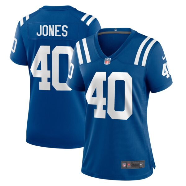Jaylon Jones Indianapolis Colts Nike Women’s Team Game Jersey – Royal