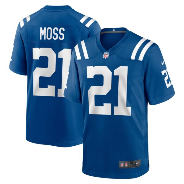 Zack Moss Indianapolis Colts Nike Game Player Jersey – Royal