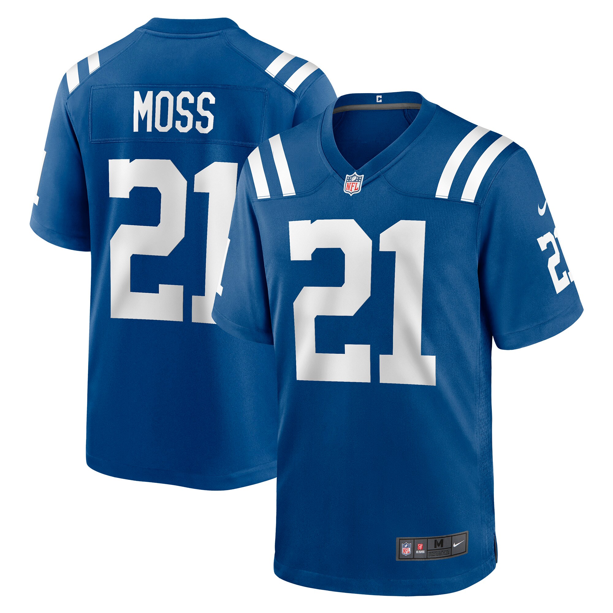 Zack Moss Indianapolis Colts Nike Game Player Jersey – Royal
