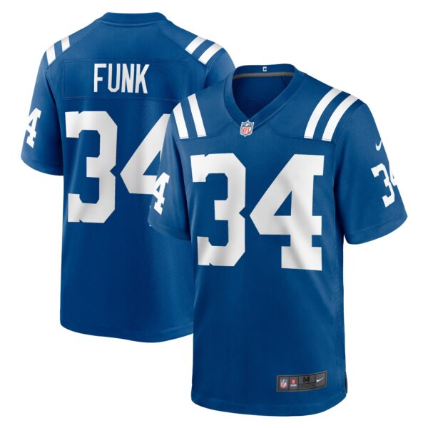 Jake Funk Indianapolis Colts Nike Team Game Jersey – Royal