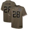 Jonathan Taylor Indianapolis Colts Nike Youth 2022 Salute To Service Player Limited Jersey – Olive