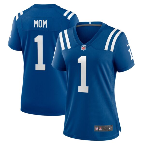 Number 1 Mom Indianapolis Colts Nike Women’s Game Jersey – Royal