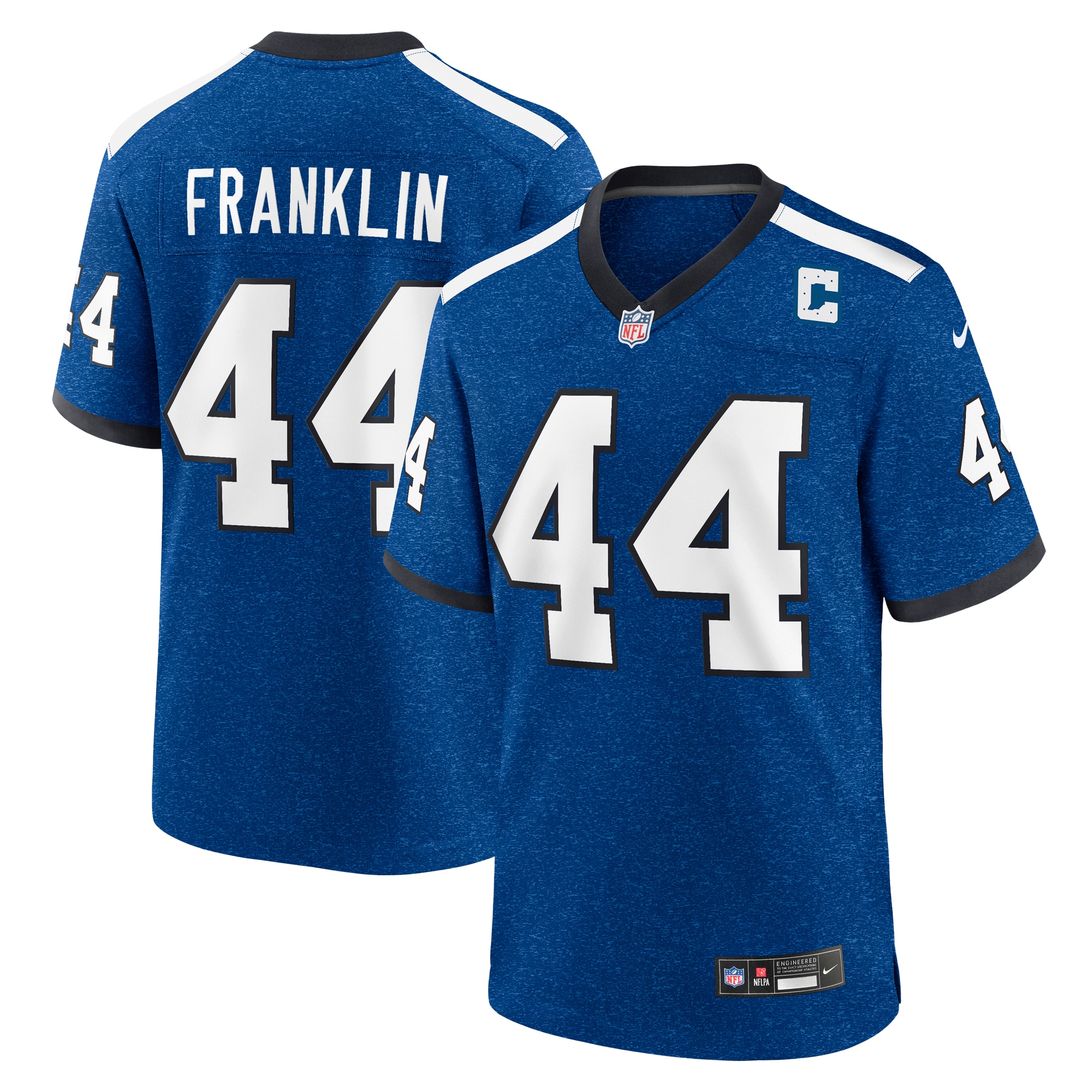 Zaire Franklin Indianapolis Colts Nike Game Jersey – Royal - Image 3